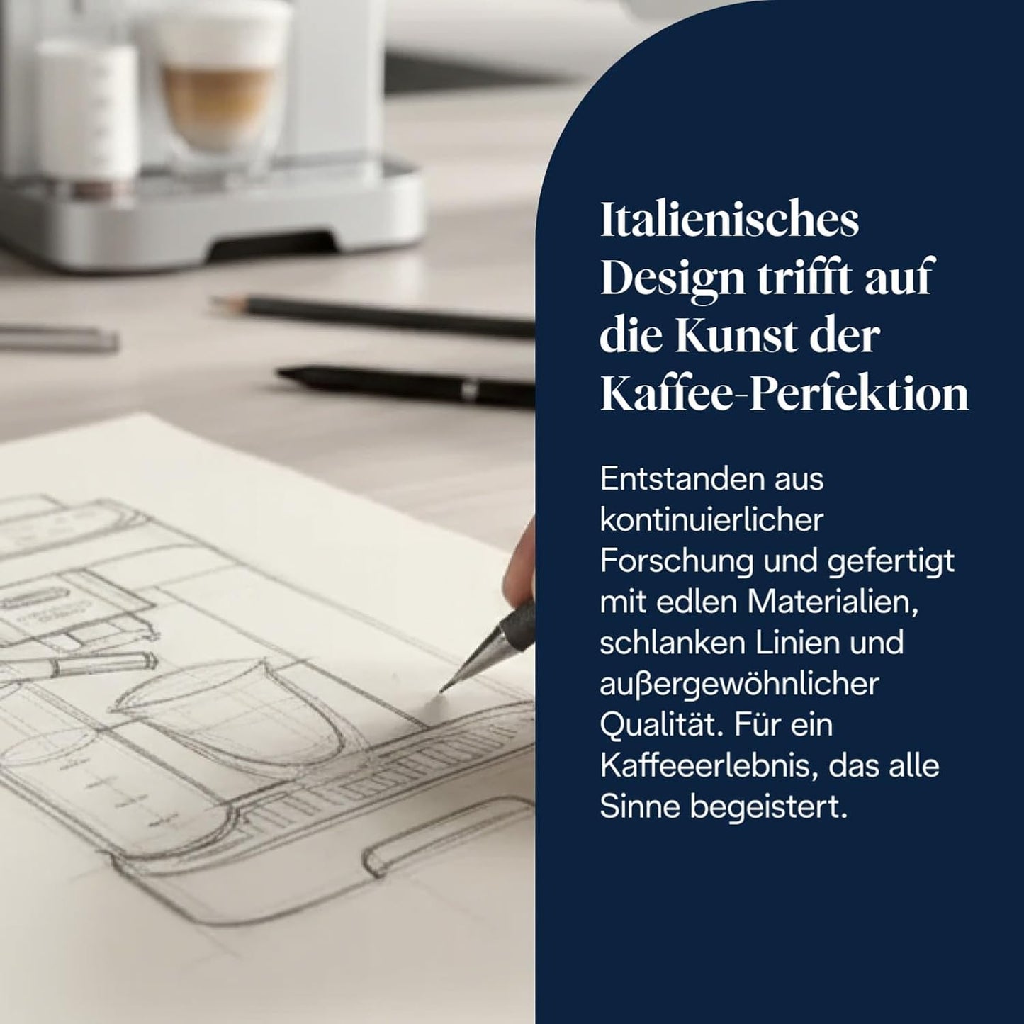 De'Longhi Magnifica Evo Next - Perfetto Fully Automatic Coffee Machine with LatteCrema Milk Frother, 13 One-Touch Drinks, Coffee and Cappuccino Coffee Machine, Coloured Touch Display, Titanium